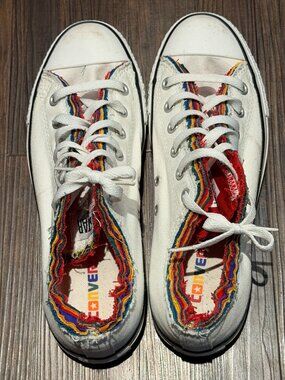 Rainbow Converse Gently Used